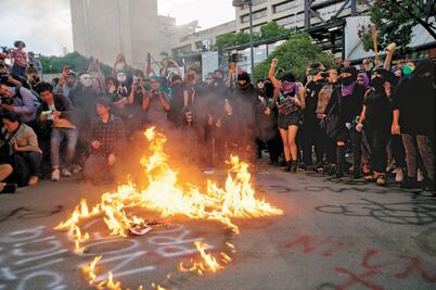 La furia se adueñó de las calles de la colonia Juárez