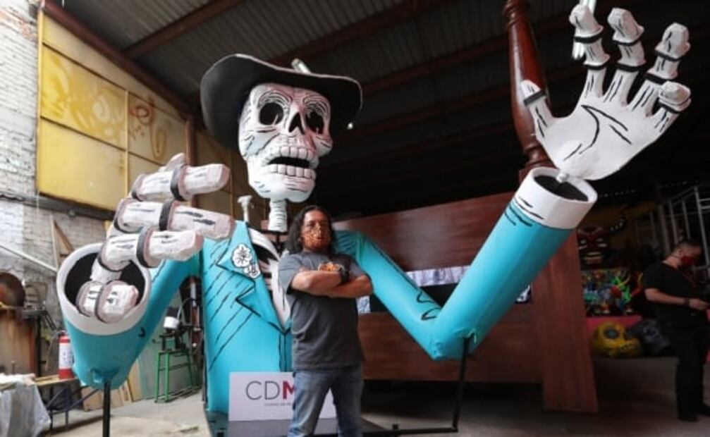 El detrás de escena del desfile de Día de Muertos de la CDMX