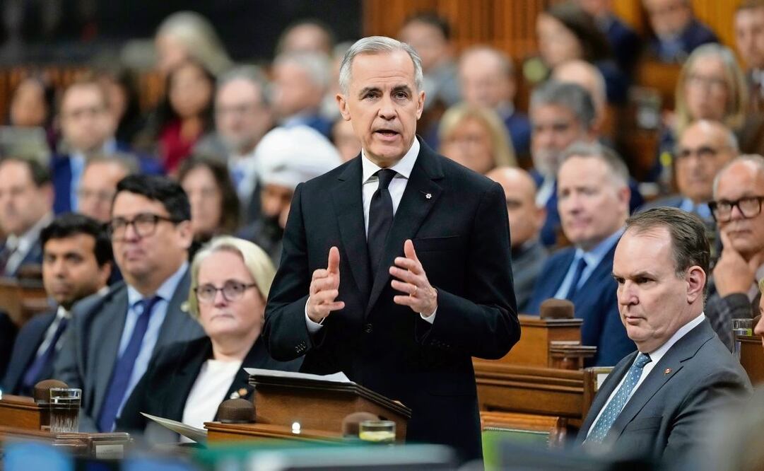 Mark Carney, primer ministro canadiense, en un discurso ante la Cámara de los Comunes el pasado 11 de febrero. Foto: Adrian Wyld / AP