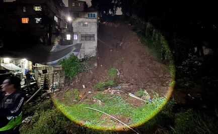 Deslizamiento de ladera en alcaldía Magdalena Contreras deja afectaciones en cuatro viviendas