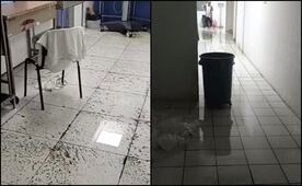 Lluvias exhiben crisis en hospital del ISSSTE en Sonora; piden a Sheinbaum que recorra las instalaciones