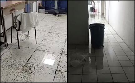Lluvias exhiben crisis en hospital del ISSSTE en Sonora; piden a Sheinbaum que recorra las instalaciones