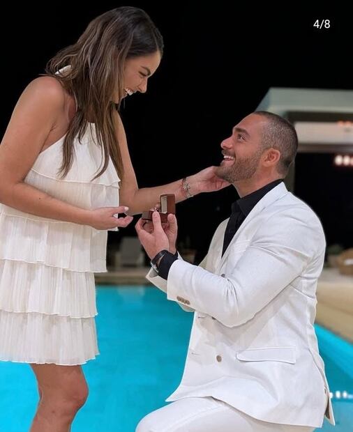 Carlos Said le pide matrimonio a la actriz Claudia Martín.