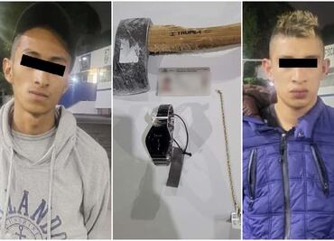 Detienen a dos que estarían relacionados con asalto a joyería en Plaza Lindavista