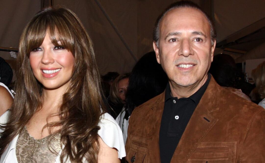Thalía y Tommy Mottola. Foto: Archivo EL UNIVERSAL