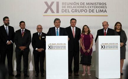 Grupo de Lima descarta uso de la fuerza en Venezuela