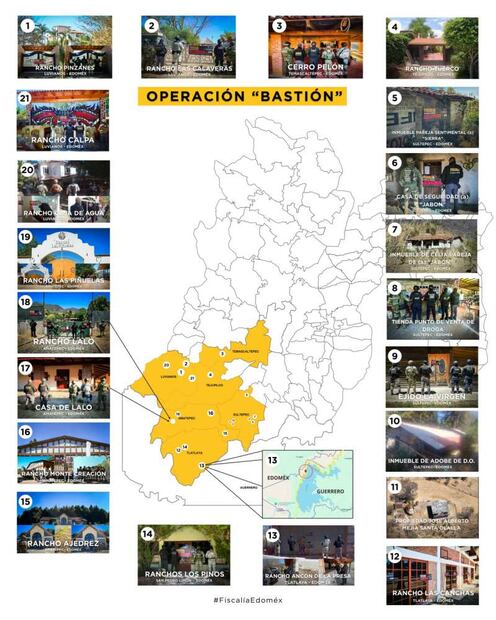 La "Operación Bastión" se lleva a cabo con en demarcaciones con vínculos al crimen organizado. Foto: Especial 