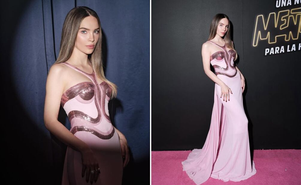 El vestido es de la colección primavera-verano 2007 de Versace. Foto: Instagram @belindapop