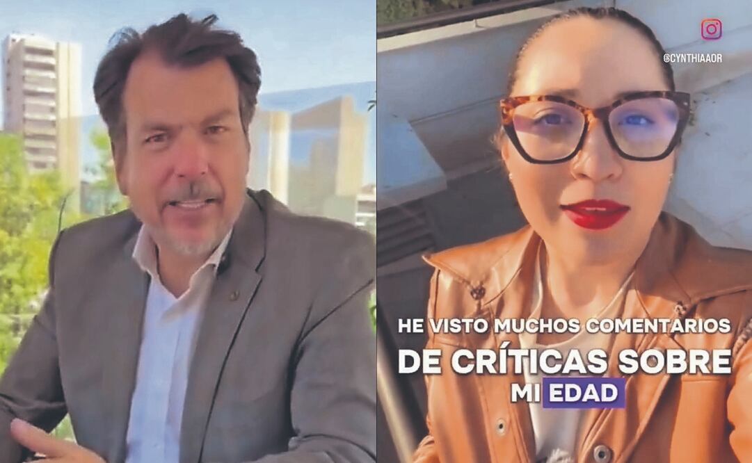 Carlos Odriozola Mariscal, aspirante a ministro de la SCJN descargó Tinder para hacer campaña a través de la aplicación de citas y Cynthia Ortiz Monroy, de 27 años, es candidata al Poder Judicial y dijo que la edad no define la capacidad. Fotos Especial