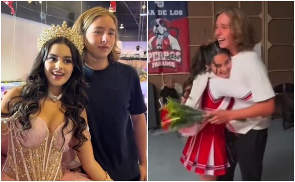 Mateo, hijo de Galilea Montijo, disfruta de un primer amor con la actriz Tania Nicole.