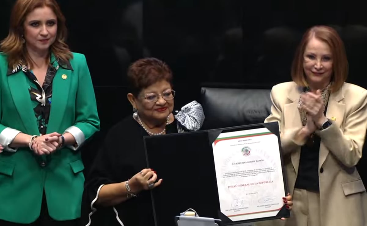 Ernestina Godoy, nueva titular de la FGR, elegida el 3 de diciembre de 2025 / Foto: Captura de pantalla