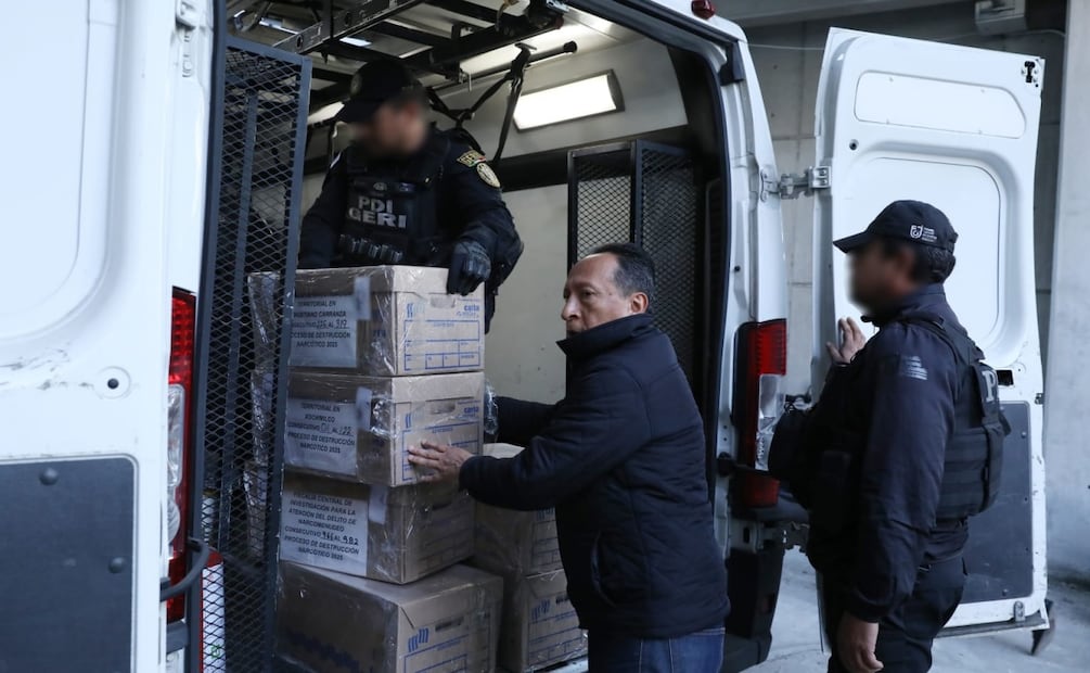 Fiscalía de la CDMX destruye más de 540 mil dosis de droga; incineran 335 kilos de narcóticos. Foto: Especial