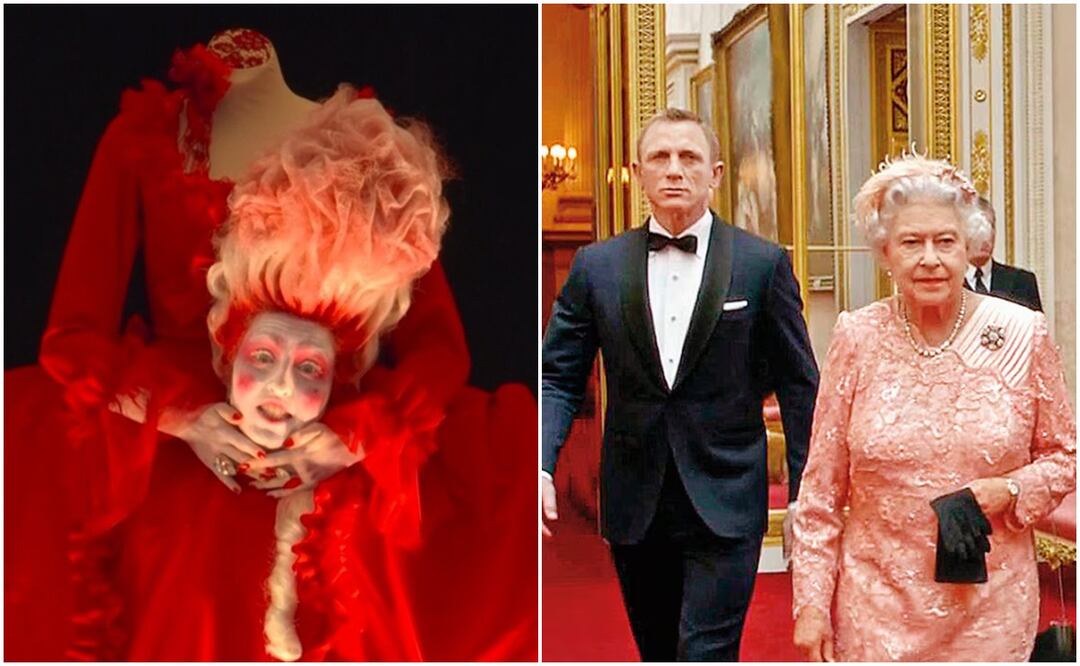 En redes sociales causó polémica la representación en Francia de la monarquía, cuando en los Juegos Olímpicos de Londres 2012, la Reina Isabel ll protagonizó la ceremonia. Foto: redes sociales