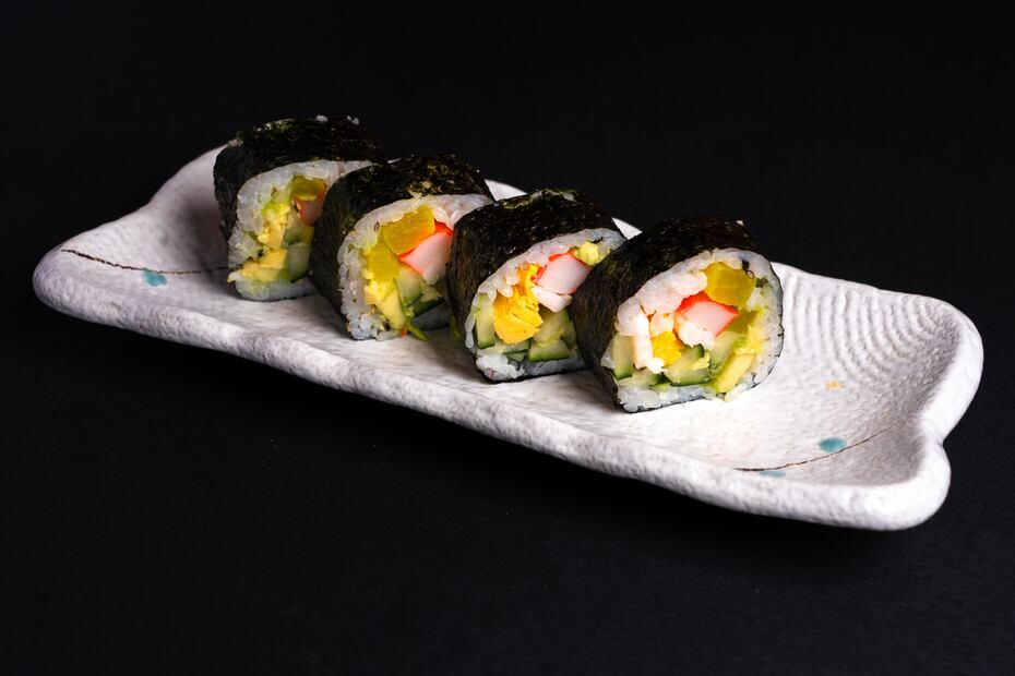 Los colores internos del futomaki  son muy apreciados. Foto: Pexels