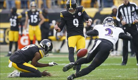 Steelers derrotó a los Ravens con actuación estelar de Chris Boswell