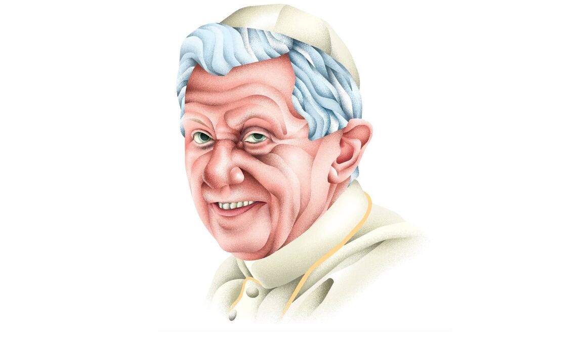 Benedicto XVI. Ilustración: Daniel Razo