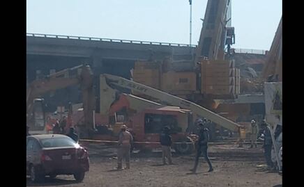 Muere trabajador tras colapsar trabe en obra de distribuidor vial Lago de Guadalupe-Texcoco