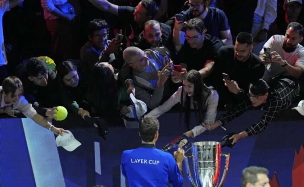 GALERÍA: El adiós de Roger Federer junto a Rafael Nadal