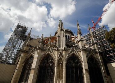 Reanudan obras para la reconstrucción de la catedral de Notre Dame