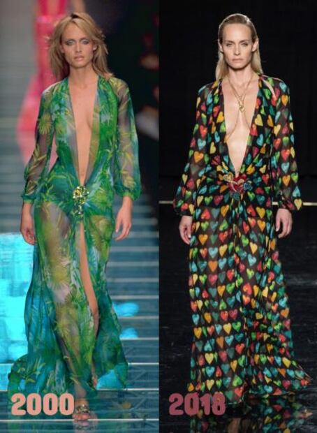 Versace relanza el icónico vestido revelador de Jennifer Lopez y causa sensación en redes sociales