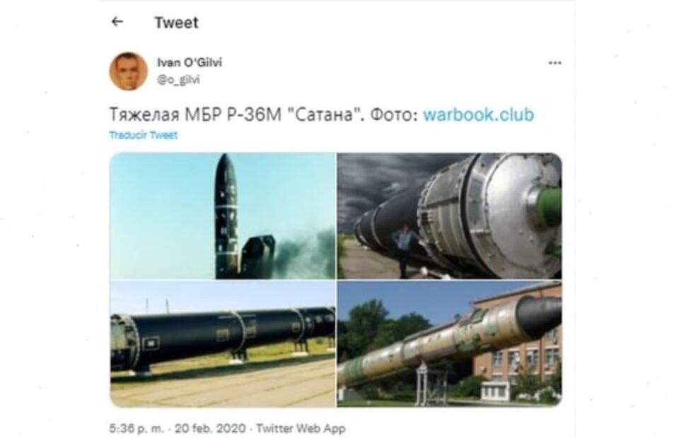 “Satán”, el temido misil nuclear ruso que podría impactar en 10 objetivos diferentes