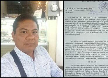 Periodista acusa amenazas de muerte del esposo de la edil de Tehuantepec, Oaxaca
