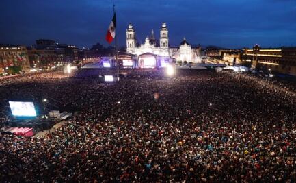 ¿Cuándo será el próximo concierto masivo en el Zócalo CDMX?