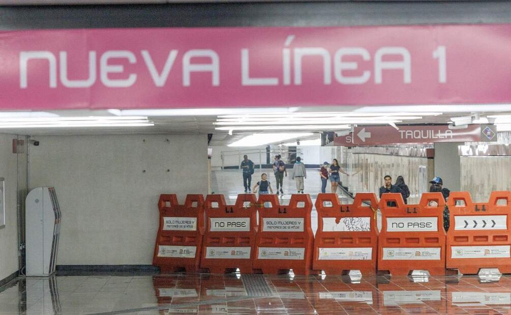 La jefa de gobierno, Clara Brugada, anunció que para finales de abril se espera la reapertura de cuatro estaciones de la línea 1 del Metro. Foto: Yaretzi Osnaya / EL UNIVERSAL