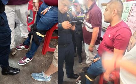 ¡Se escucharon cinco detonaciones! Balean a sujeto afuera del Metro Chabacano