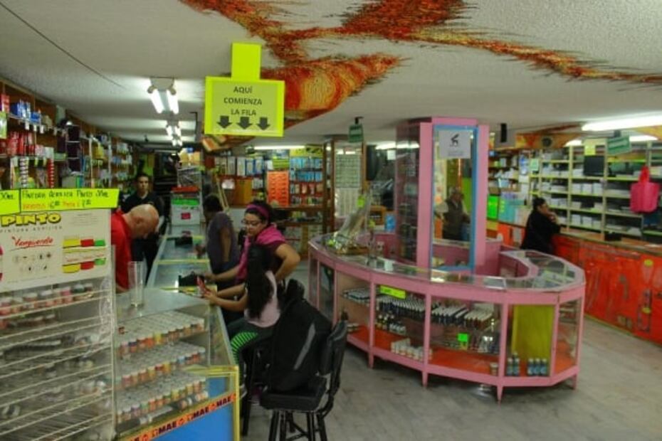 En las papelerías se vendía desde vinos hasta muebles