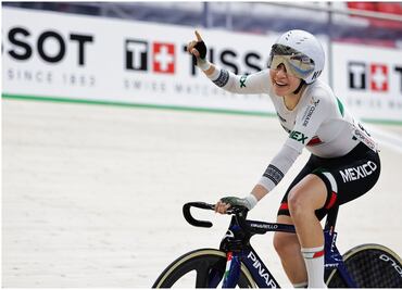 Yareli Acevedo consiguió medalla de oro en la Copa de Naciones de la UCI; “me preparé estos meses y estoy feliz”