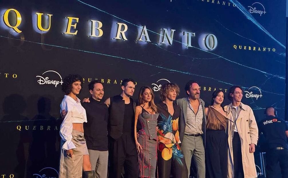 El elenco de la serie durante la presentación a medios. Foto: Disney+