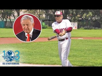 En argot beisbolero AMLO explica los primeros 100 días de gobierno