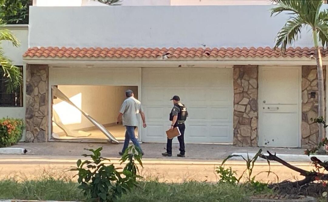 Una residencia ubicada en la calle Estado de Puebla, en la colonia las Quintas, en la capital del estado fue blanco de disparos de fusiles automáticos (23/10/2025). Foto: Especial