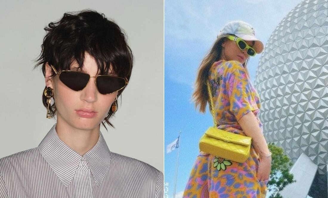 Los lentes de sol D-frame se presentan en formas más joviales / Foto: Instagram @fendi / @belindapop