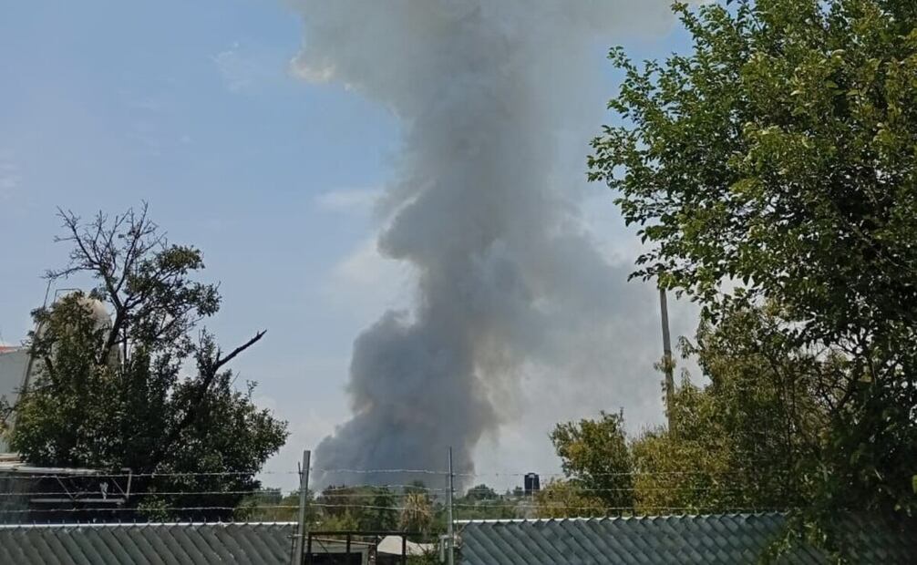 Una fuerte explosión sacudió esta tarde la zona de La Saucera / Foto Especial