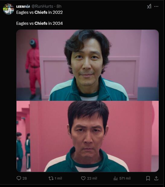 Los MEJORES MEMES de la paliza de Eagles a Chiefs en el Super Bowl LIX