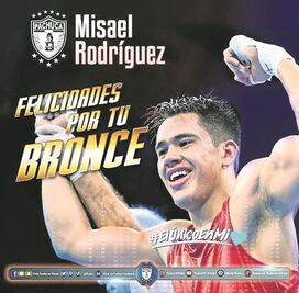 Pachuca elogiará a Misael por bronce