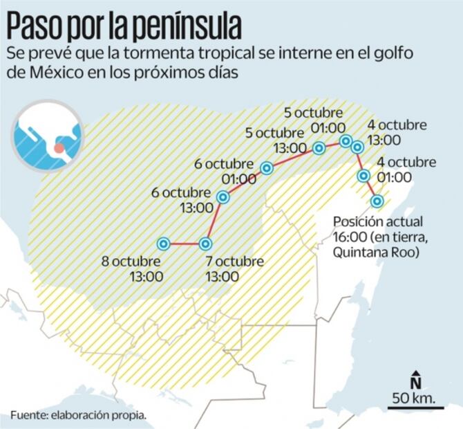 Gamma deja inundaciones y varios daños materiales