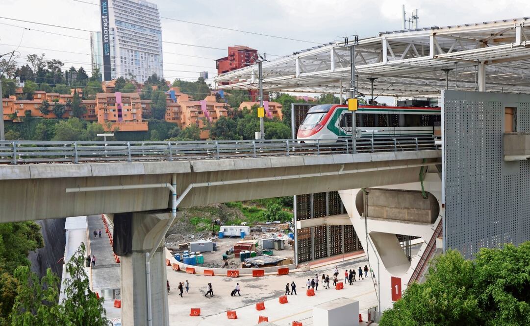 La estación Santa Fe del Tren El Insurgente fue inaugurada este sábado, y operará con ocho trenes con capacidad para 719 pasajeros. Foto: Valente Rosas / EL UNIVERSAL