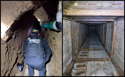 Localizan túnel en Tijuana que conecta a México con EU; era utilizado para trasiego de drogas