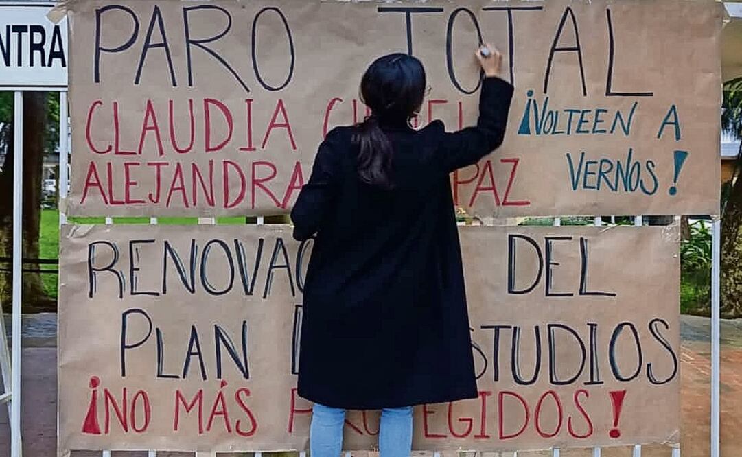 El paro de la asamblea de estudiantes inició el lunes. Foto: Especial