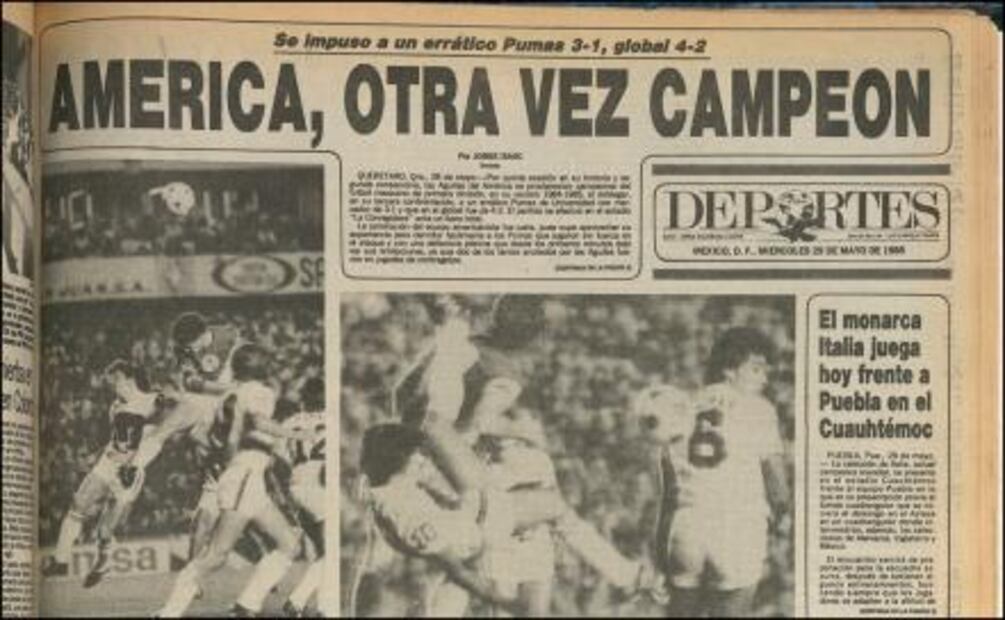 Los tres partidos imborrables entre Pumas y América