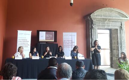 Presentan nuevo formato de Ley para prevenir la discriminación