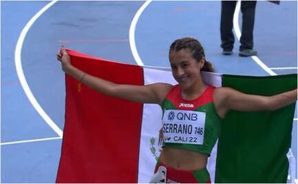 La mexicana Ximena Serrano gana medalla de oro en el Mundial de Atletismo Sub-20