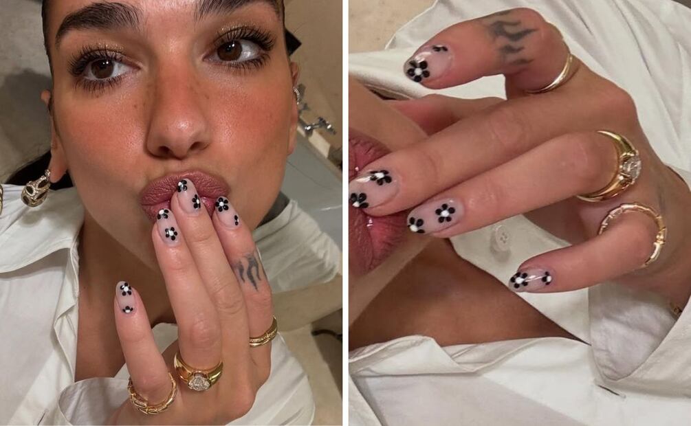 Dua Lipa impone tendencia con su anillo de compromiso "chunky". Foto: Especial. Instagram @dualipa