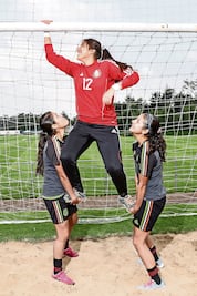 Miriam Aguirre, lista para atajar metralla