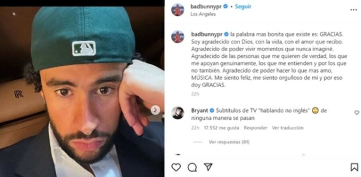 Bad Bunny reaparece en redes sociales con misterioso tatuaje ¿dedicado a Gabriela Berlingeri?