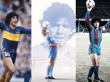 Barcelona, Boca Juniors y Napoli recuerdan a Maradona en su cumpleaños