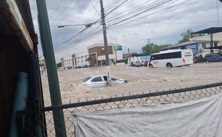 Cae fuerte tormenta en Piedras Negras, Coahuila; activan Plan DN-III-E ante inundaciones en más de 30 colonias